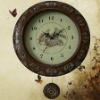 Antique Clock--Resin Wall Clock