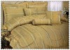 7 pcs jacquard comforter set bedding set