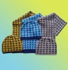 (BR03442) Knitted fashion hat set