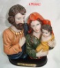 Polyresin Jesus and Mary