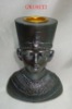 Polyresin Egypt style,Black person,Candlestick