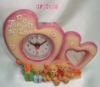 Resin clock