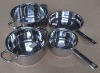 4(7)SET HOLLOW HANDLE WITH GLASS LID