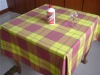 yarn-dyed tablecloth