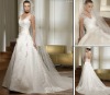 Designer beaded bridal wedding dress HS0997