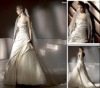 Designer beaded bridal wedding dress HS0993