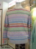 stripped cotton/cashmere sweater for men