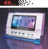 colour changing sensor clock/calendar clock/7 colour changing clock