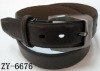 Genuine leather belt