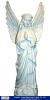 White marble Angel sculpture for headstone