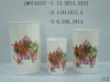 Ceramic flower vase decoration