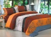 4pcs set faux silk jacquard duvet cover