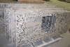 Cultured white granite countertop