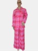 ladies cotton pyjamas of yarn dye brushed flannel