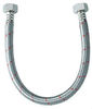 50cm double head stainless steel braided hose,s.s sink flexible hose,stainless steel braided hose for high temperature