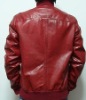 Leather Windbreaker- men's leather coat