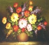 classical flower oil painting