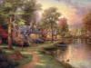 oil painting/pure hand made oil painting/canvas oil painting/Thomas Kinkade oil painting