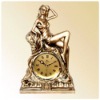 resin figurine clock