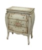 handpainted antique cream bedroom cabinet