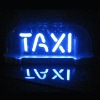 Neon taxi light