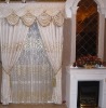 Jacquard curtain with lining