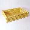 bamboo knitting tray,bamboo tray,tray