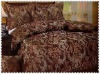 7 pcs jacquard comforter set bedding set