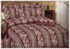 7 pcs jacquard comforter set bedding set