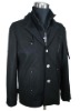 mens jacket(fashion jacket,mens woolen  jacket) (09209)