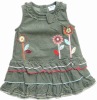 girl's cords dress     H112#