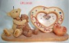 Polyresin animal,Bear,Photo frame