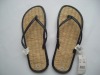 Straw flip flops