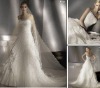 Designer beaded bridal wedding dress HS0992