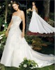 2010 elegant lace with beading bridal wedding gown HS0856