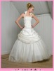 2010 elegant lace with beading bridal wedding gown HS0847