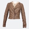 Fashion Ladies Jacket Coat Spring leather Jacket F5