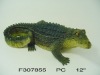 poly resin crocodile decoration for Garden