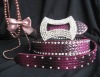 Fashionable Rivet&Rhinestone Belt