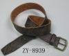 embossed fashion leather belt