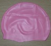 Silicone swimming cap