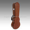 Brown Leather Soprano Ukulele Guitar Hard Case