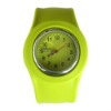 Fashion silicone slap watch with customer's logo