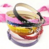 free shipping DIY PU bracelet for letter slide charm