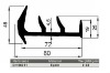 Dm08031, used for tuck trailer and container, epdm rubber