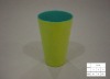 Two tone melamine plastic tumblers