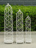 2012 new 3pcs iron garden plant obelisk