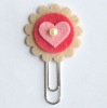 paper clip felt clip felt metal clip Decorative clip