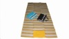 folded beach mat with pillow