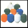 Latex covered polyester yarn